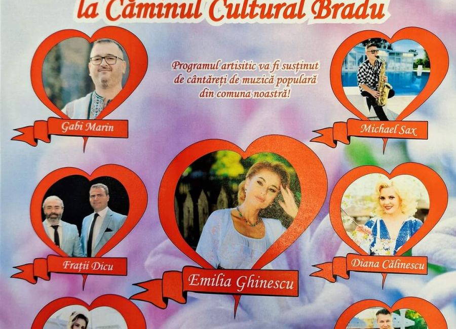 Vineri, spectacol de neuitat în comuna Bradu