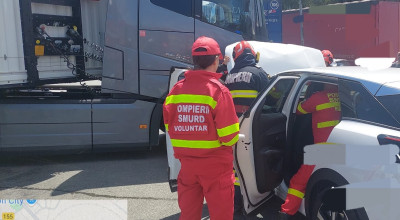 Accident în Pitești! O femeie a ajuns de URGENȚĂ la spital