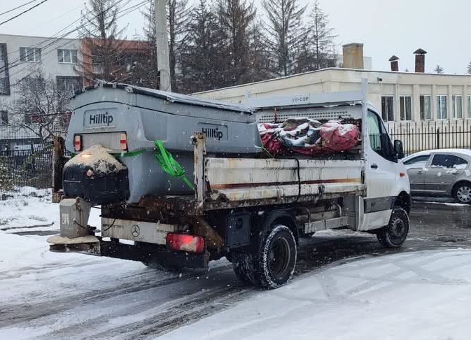 Acțiuni permanente de deszăpezire, în Pitești