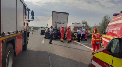 Accident cu OPT VICTIME pe Autostrada A1!