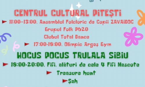 1 Iunie - Ziua Internațională a Copilului, la Pitești!