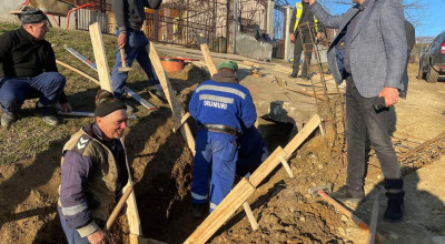 Lucrări privind introducerea rețelei de canalizare în comuna Budeasa