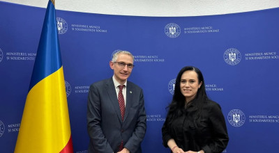 Ministrul Simona Bucura Oprescu, întrevedere cu ambasadorul Canadei în România