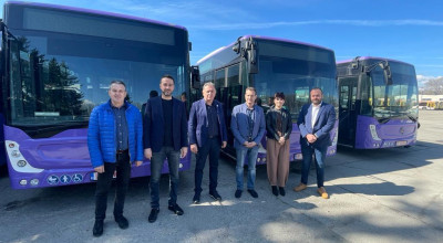 Primele patru autobuze hibrid, din lotul de 20, au sosit la Pitești