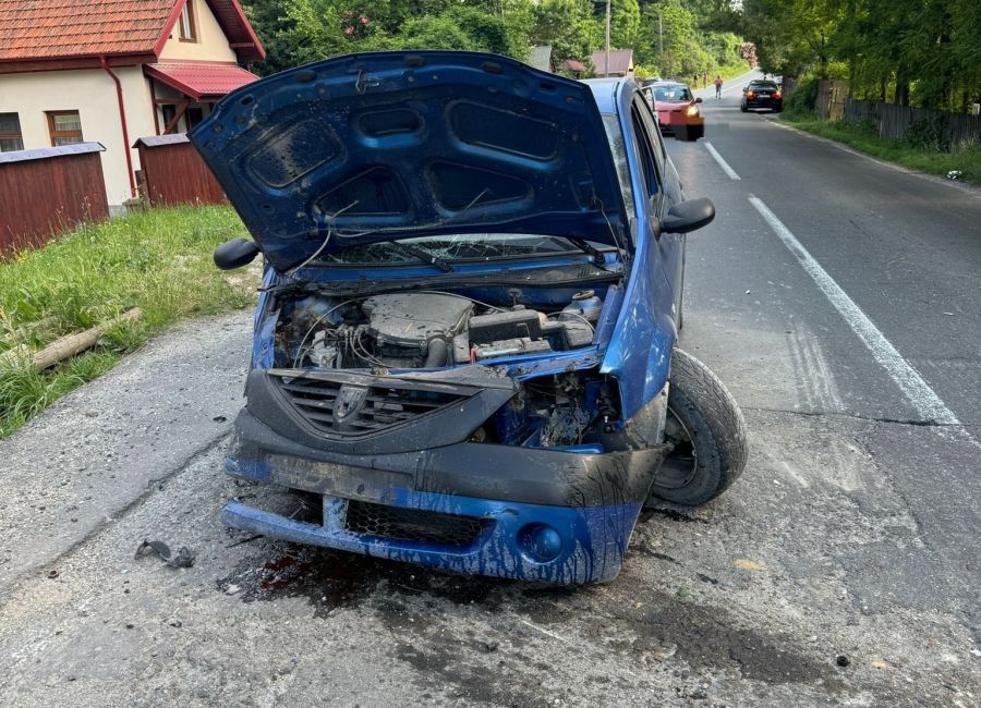 Accident în Argeș! A intrat cu mașina într-un cap de pod