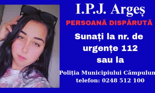 ALERTĂ în Argeș! O tânără a FUGIT noaptea trecută de acasă!