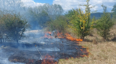 ACUM! Incendiu URIAȘ în Pitești! Un bărbat a fost ARS