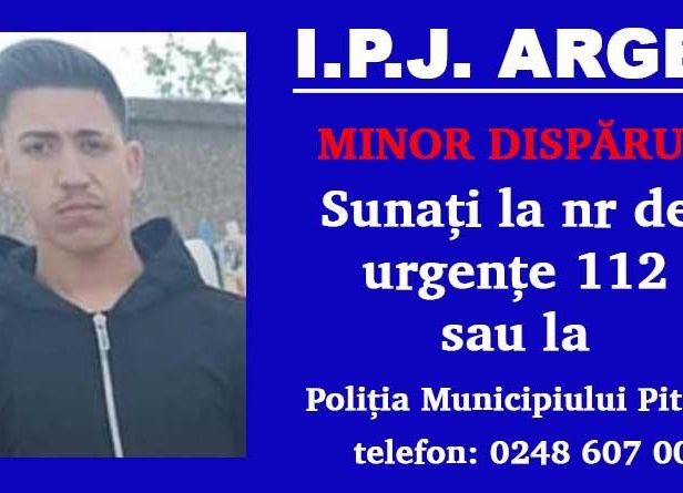 Minor din Argeș, DISPĂRUT!