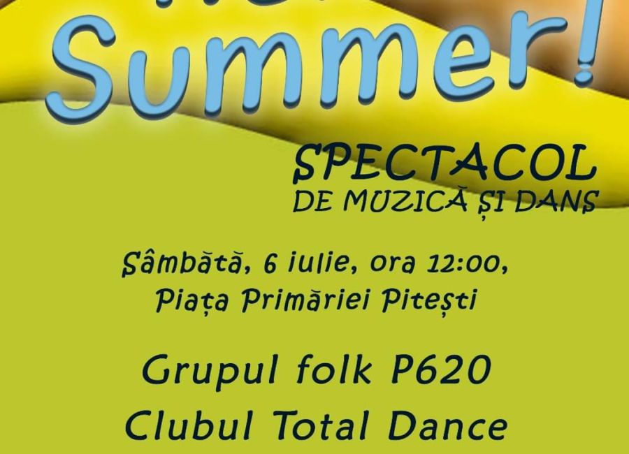 Spectacol inedit în Piața Primăriei din Pitești