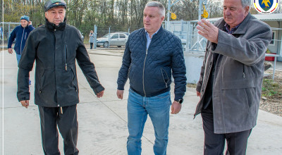 Vicepreşedintele CJ Argeş, Marius Nicolaescu a verificat stadiul lucrărilor pe DJ 702G