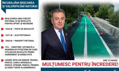 Cristian Gentea: "Vă invit să descoperiți noul aspect al Promenadei Piteștiului"
