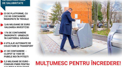 Modernizarea sistemului de salubritate, o prioritate pentru primarul Gentea