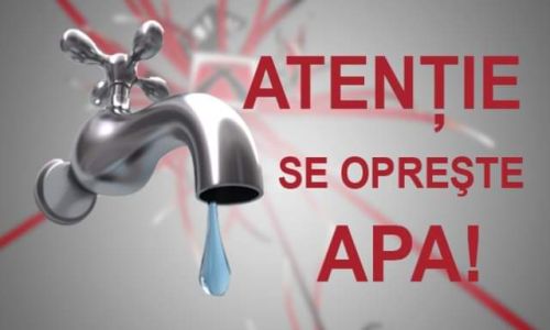 Se OPREȘTE furnizarea apei în două comune din Argeș