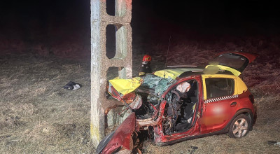 Taximetrist din Mioveni, accident MORTAL! Avea 22 de ani