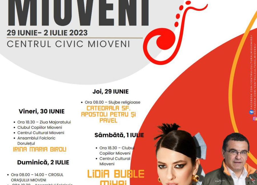 Trei zile de sărbătoare la Mioveni