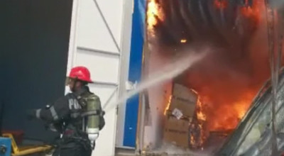ACUM! Incendiu PUTERNIC în Argeș