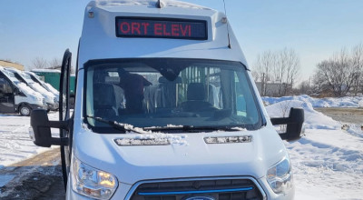 Microbuz electric școlar pentru elevii din comuna Tigveni