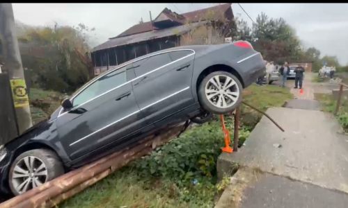 Accident spectaculos în Argeș!