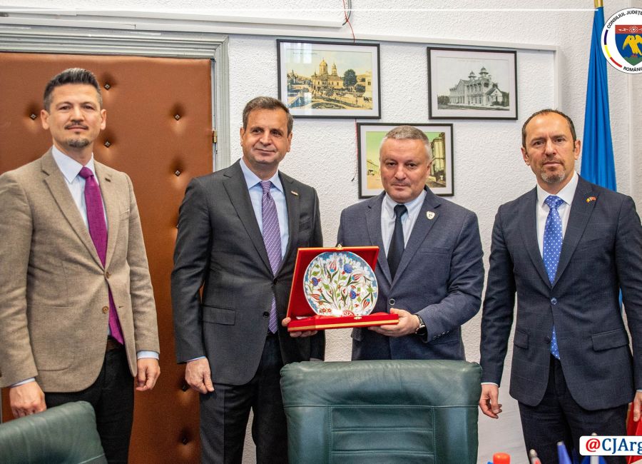 Conducerea CJ Argeş, întâlnire cu ambasadorul Turciei