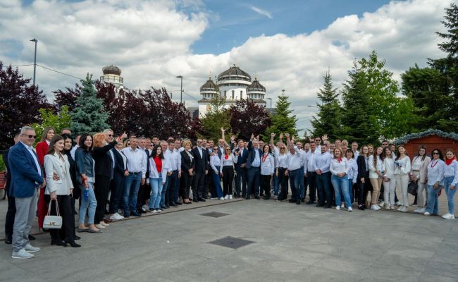 Unul dintre cei mai importanți lideri europeni, în Argeș alături de ministrul Muncii, Simona Bucura-Oprescu, și de președintele Consiliului Județean, Ion Mînzînă!
