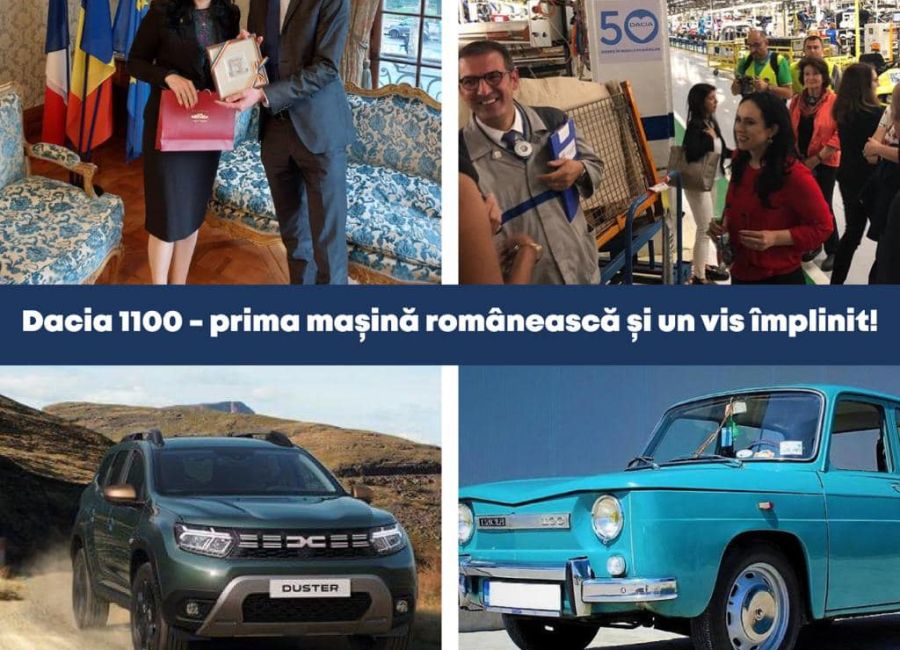 Simona Bucura Oprescu: 'Dacia, un vis împlinit'