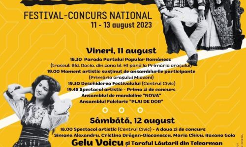 Începe Festivalul Naţional de Folclor de la Mioveni