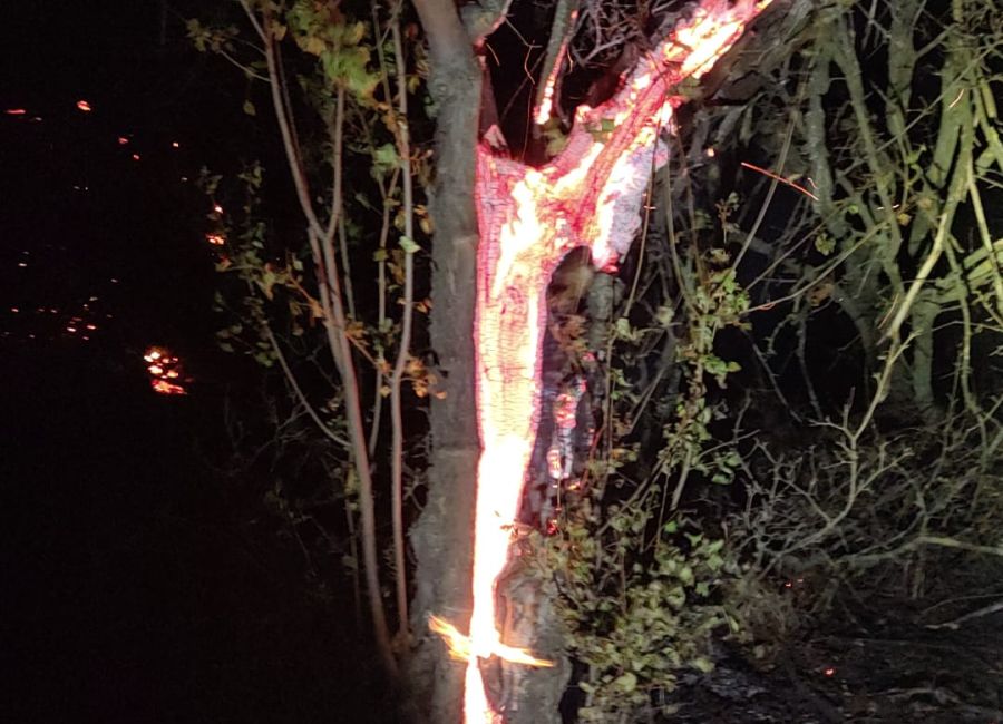 Azi-noapte, INCENDIU puternic în Argeș