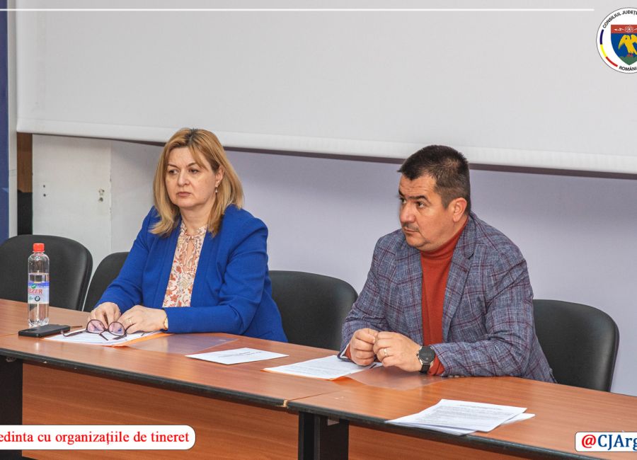 Şedinţă privind constituirea Consiliului Consultativ pe Probleme de Tineret Argeș