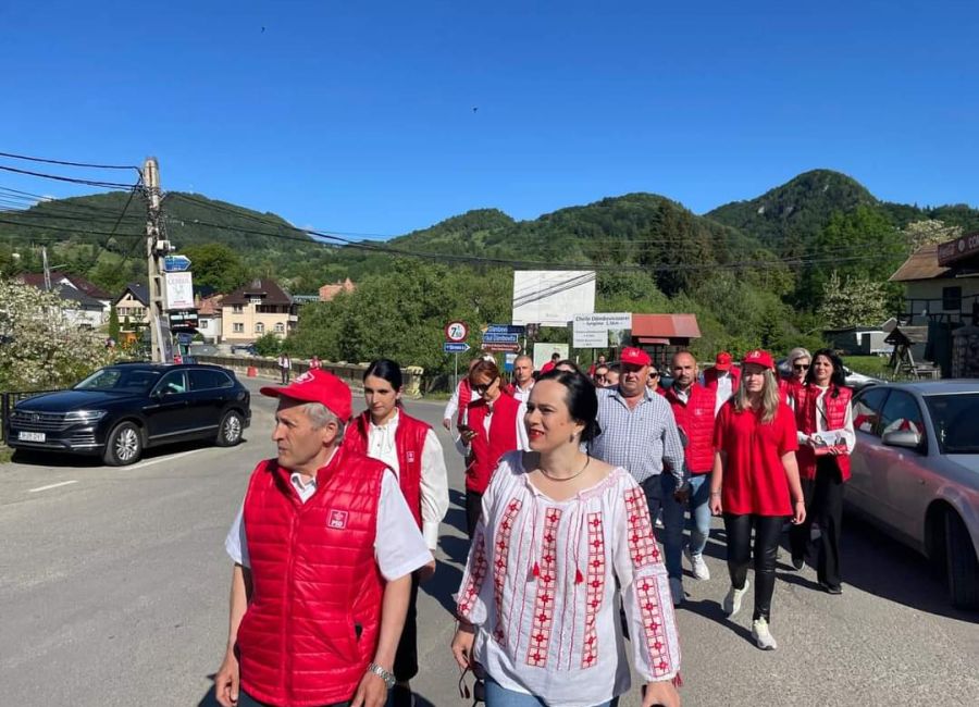 Ministrul Simona Bucura-Oprescu, din nou în mijlocul muscelenilor: “PSD are cei mai buni candidați la primării și consiliile locale!”