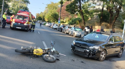 Accident în centrul Piteştiului!