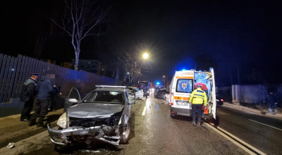 Azi-noapte, accident cu trei mașini în Pitești