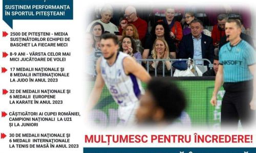 Primarul Cristian Gentea, sprijin total pentru sportul piteștean