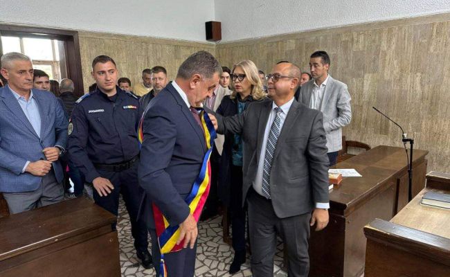 Cristian Gentea a depus jurământul pentru un nou mandat de PRIMAR
