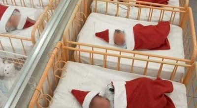 8 copii s-au născut de Crăciun la maternitatea Spitalului Județean