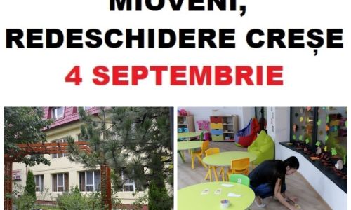 Se redeschid creșele din Mioveni