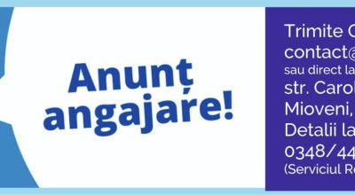 Servicii Edilitare pentru Comunitate Mioveni ANGAJEAZĂ