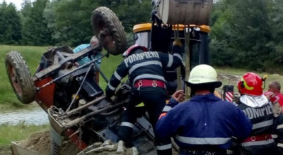 ACUM! Argeşean MORT după ce a fost STRIVIT de un tractor