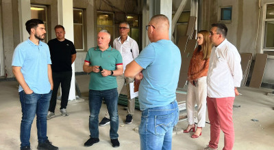 Vicepreşedintele Marius Nicolaescu a verificat stadiul lucrărilor la Spitalul Judeţean şi Spitalul de Pediatrie