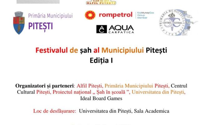 La Piteşti, Festival Naţional de şah