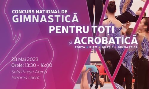 Concurs naţional de gimnastică la Piteşti Arena