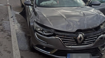 ACUM! Accident cu TREI MAȘINI în Argeș
