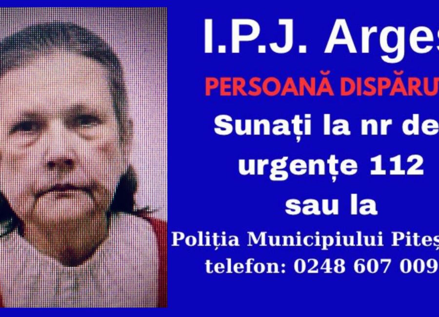 ALERTĂ în Pitești! O femeie a DISPĂRUT