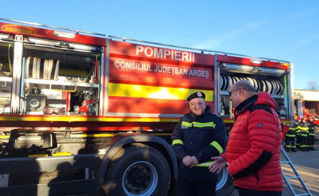 Echipamente noi la ISU Argeş, cu fonduri de la Consiliul Judeţean