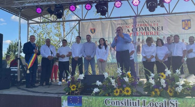 Dublă sărbătoare în comuna Lunca Corbului