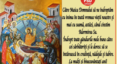 Felicitare PSD Argeș!
