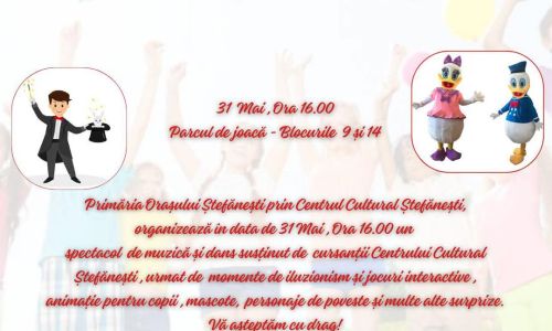 Ziua Internațională a Copilului va fi celebrată la Ștefănești!