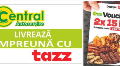 Comandă prin TAZZ la Central! REDUCERI 40% + VOUCHER 15 lei
