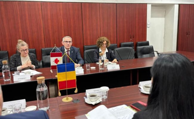 Ministrul Simona Bucura Oprescu, întrevedere cu ambasadorul Canadei în România