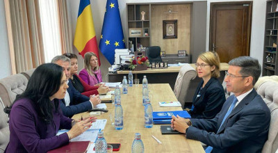 Ministrul Simona Bucura Oprescu, discuții privind situația refugiaților din Ucraina aflați în România