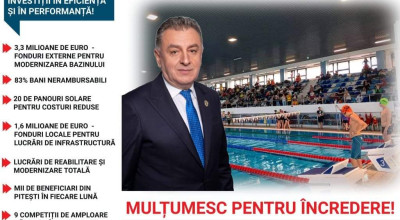 Bazinul Olimpic, punct de referință pentru sportul din Pitești